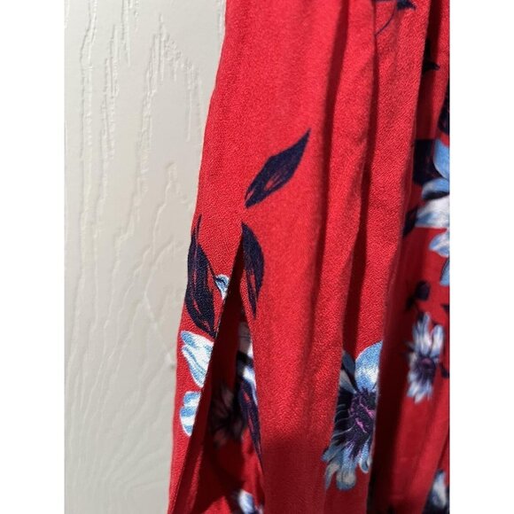 YUMI KIM Anthropologie Madison Ave Floral Jumpsuit Overalls Keepers Red,XXS - Picture 9 of 12